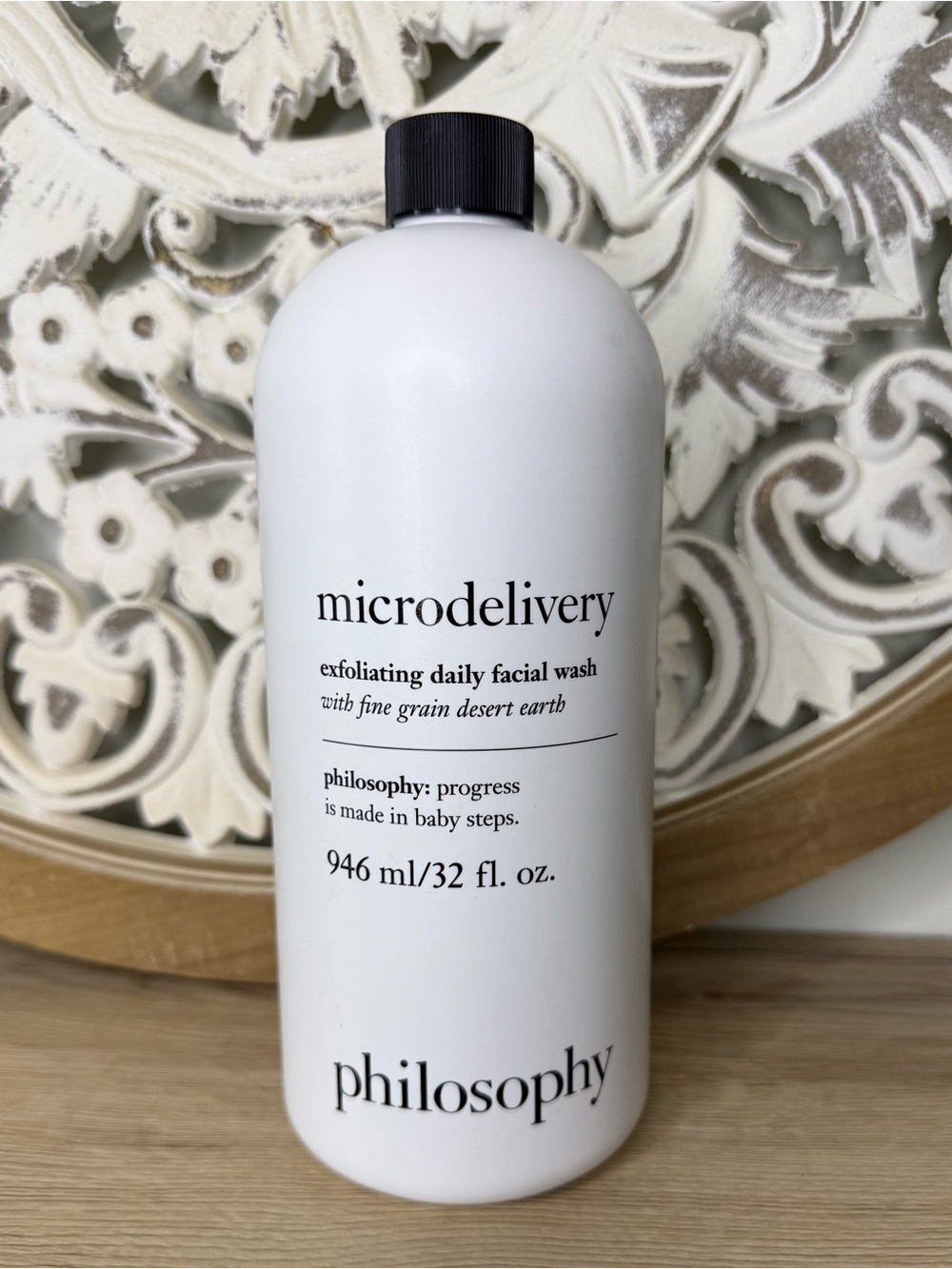 Philosophy Super-Size Microdelivery exfoliating wash with Pump 32 oz. sealed